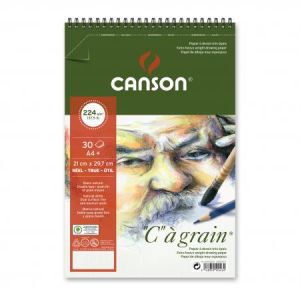 Canson Album dessin «C à Grain» - A4 - 224g - 30 feuilles