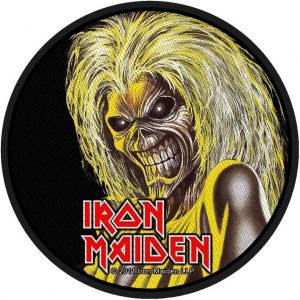 Image de Iron Maiden Patch Killers Eddie Face Band Logo Officiel Nouveau Circular