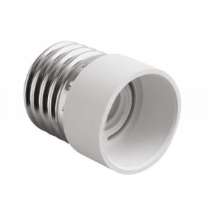 GTV Adaptateur E27 sur douille E14 - Blanc