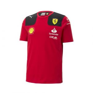 Puma Scuderia Ferrari - T-Shirt de l'équipe Charles Leclerc 2023 - Rouge - Hommes - Taille: XL