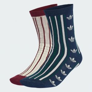 Adidas Originals 2 PAIRES DE CHAUSSETTES MI-MOLLET ORIGINALS EN BO&Icirc;TE CADEAU, pointure 40-42 - Taille 40-42