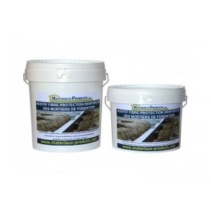 Matpro Additif fibre protection renforcée des mortiers de fondation - 30 L Noir