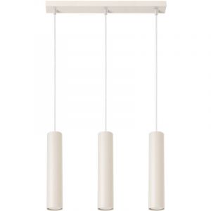 Sollux - Lampe à suspension Lagos acier 3xGU10 45cm