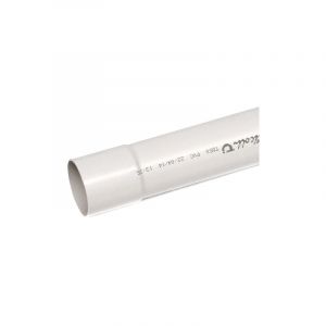 Nicoll Tube de descente Ø80 en 3ml blanc