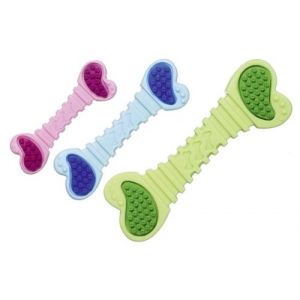 Image de Karlie Puppy Dental Bone - Jouet pour chien - Soins dentaires - 10 cm