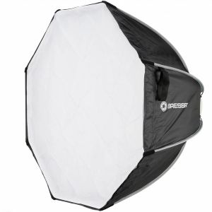 Bresser Octabox Super Quick 65 cm &agrave; Montage rapide avec Raccord &agrave; Ba&iuml;onnette en S