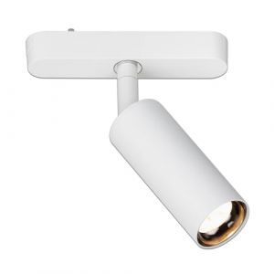 BRILONER - Système de rail Luxtrail LED Tracklight, Blanc chaud, Orientable, Accessoires, Tracklight, LED Spot, Spot de plafond, Projecteur, Plafonnier, Plafonnier, 130x40x155mm (LxDxH), Blanc