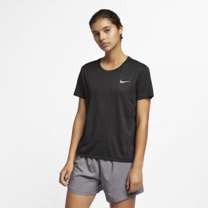 Nike Haut de runningà manches courtes Miler pour Femme - Noir - Taille XS - Femme