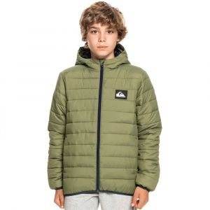 Image de Quiksilver Scaly - Doudoune à capuche pour Garçon Vert - Taille L/14