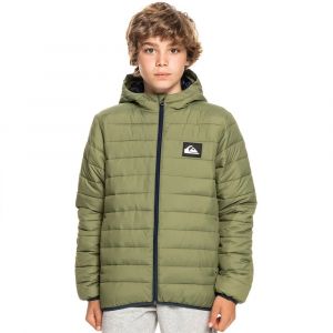 Image de Quiksilver Scaly - Doudoune à capuche pour Garçon Vert - Taille L/14