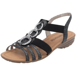 Remonte Femme R3605 Sandales Bride Cheville, Gris, 36 EU