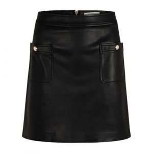 Morgan Jupe courte simili cuir noir femme - Taille 36