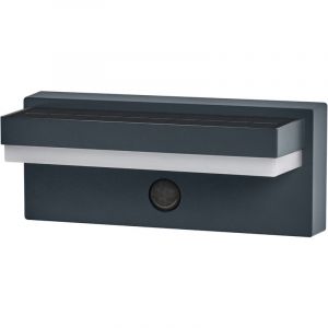 Osram Applique murale solaire LED Endura Style robuste, 2,5 W, blanc chaud 3 000 K, 180 lm, USB, capteur PIR, 1 mois