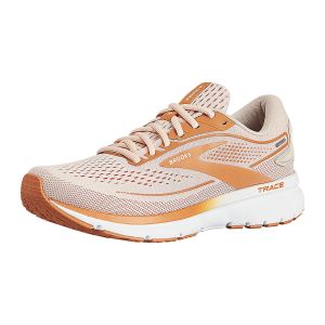 Image de Brooks Femme Trace 2 Running Shoe, Pale Peach/Tangerine/White, 39 EU