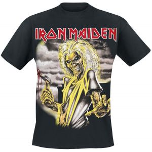 Iron Maiden T-Shirt Manches courtes de - Killers - S à 5XL - pour Homme - noir