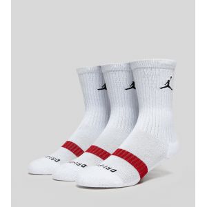 Nike Chaussettes de basketball Jordan Jumpman Crew (3 paires) - Blanc - Taille S - Male