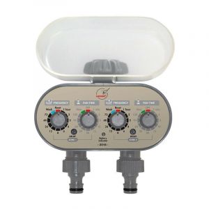 Jardibric Programmateur d'arrosage nez robinet 2 voies