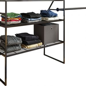 Vcm Armoire Ouverte En Métal Avec Penderie Et Étagère De Toit Disal Armoire Ouverte En Métal Avec Penderie Et Étagère De Toit Disal