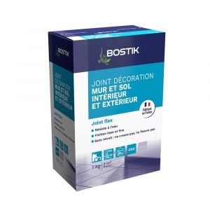 Bostik Joint décoration mur et sol gris 1 KG