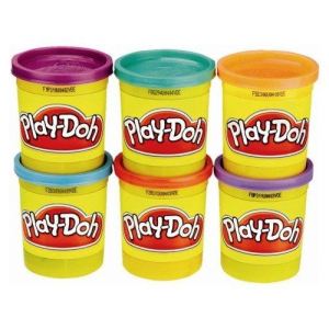 Hasbro Play-Doh - 6 pots de pâte à modeler