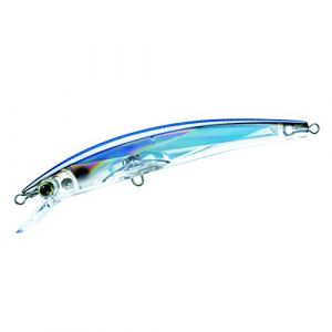 Yo-zuri Crystal 3D Minnow Naufrage Leurre, Bleu/argent&eacute;