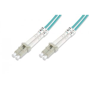 Digitus FO patch cord, duplex, LC to LC MM OM3 50/125 µ, 20m DK-2533-20/3