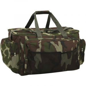 Sac de pêche imperméable vert camouflage tissu oxford