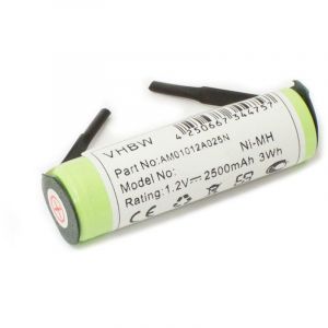 Vhbw Batterie compatible avec Braun 7564, 7570, 7630, 7664, 7680, 7690, 7765, 7785, 7795 brosse à dents électrique (2500mAh, 1,2V, NiMH)