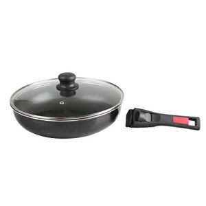 Image de Sitram Sauteuse agile - aluminium anti-adhésif - ø 28 cm - noir - tous feux dont induction 712380