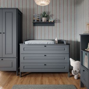 Vitalispa - Commode &agrave; langer Ajaton, Gris, 133 x 98.4 cm