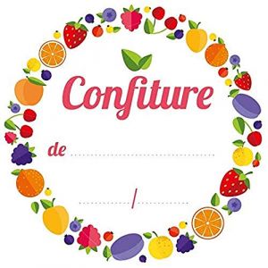 Image de Avery-Zweckform Étiquettes confiture 64 Fruits