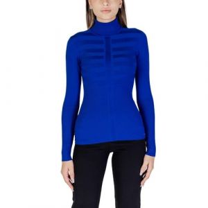 Morgan Pull manches longues col roulé bleu electrique femme - Taille M