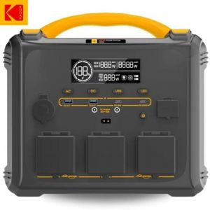 Kodak S1210 1102,5Wh Générateur Solaire Portable 2400W,Station Électrique Portable LiMnFeP04 Batterie de Secours