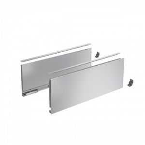 Hettich Kit profils tiroir casserolier AvanTech YOU - hauteur 187 mm - argent - longueur 300 mm