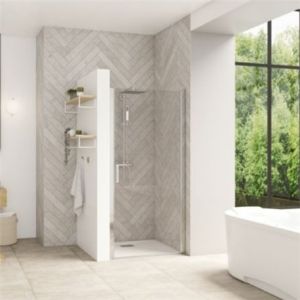 Image de Kinedo Smart Design P PA90211BBVE 120 cm Blanc Verre sérigraphié