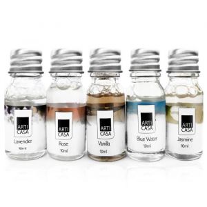 Deuba 5x Flacons d'huile essentielle 10ml Senteurs Lavande Ocean Jasmin Rose Vanille