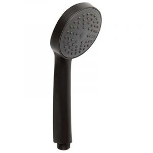 Kiamami Valentina Pomme De Douche Ronde En Abs Noir Mat