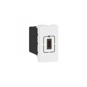 Legrand Prise USB type-C Mosaic - 1,5A - 7,5W - 1 module - Blanc