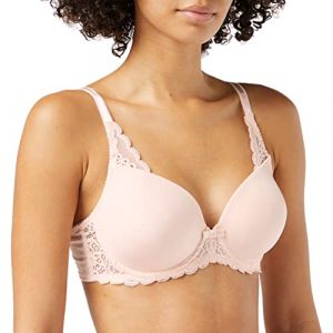 Triumph Amourette Spotlight WHP X Soutien-Gorge Balconnet Ampliforme avec Armatures, Beige, 95A Femme