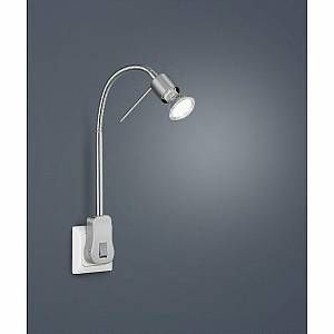 Trio Applique murale -Leuchten Laon LED Nickel mat, 1 lumièrerne - Intérieur - Laon - Délai de livraison: 4 à 8 jours ouvrés. Port gratuit France métropolitaine et Belgique dès 100 %u20AC.