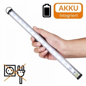 Monzana Lampe LED pivotable 180&deg; rechargeable 100 lm miroir armoire bureau r&eacute;glette lumineuse IP20 lampe de meuble int&eacute;rieur c&acirc;ble USB pile