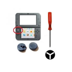 Skyexpert Boutons analog gris pad stick pour joystick nintendo 3DS XL LL tournevis triwing