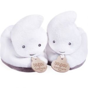 Doudou et Compagnie Chaussons bébé Halloween Fantôme (0-6 mois)