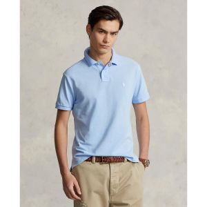 Ralph Lauren Polo custom slim fit, Pony Player brodé Bleu Ciel - Taille XS;2XL