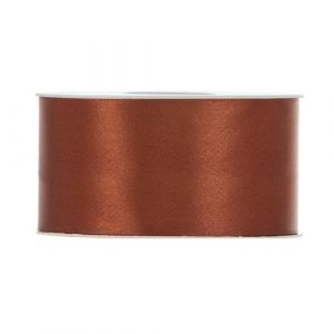 RUBAN SATIN DOUBLE FACE 40MMX25M ROUILLE Orange, Cuivre, Mandarine
