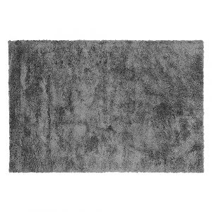 Douceur d'Intérieur, Tapis Rectangle (160 x 230 Cm) Tango Gris, Shaggy Uni