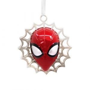Hallmark Spiderman Ornement en métal de qualité supérieure, décoration d'arbre Marvel, Ornement Disney à Suspendre, décoration de Noël à Suspendre, Cadeaux pour Noël