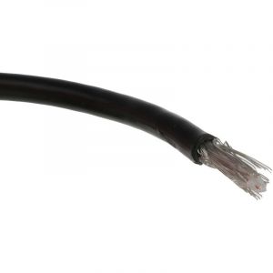 Rs pro Câble coaxial RG174A/U, Noir, 20m, MIL-C-17, NF C 93-550, Conforme à la directive RoHS (Prix pour Bobine de 20 Mètres )