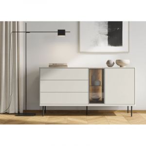 Bobochic Buffet 2 portes 3 tiroirs 161 cm ESPERA avec LEDS