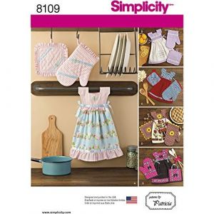 Simplicity Serviette robes/maniques et gants de four Patron de Couture, papier